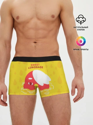 Мужские трусы боксеры / Sweet lemonade