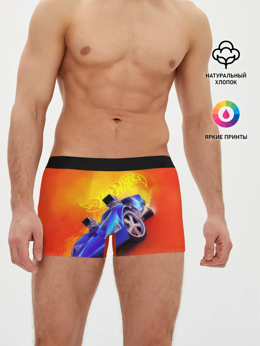 Мужские трусы боксеры / Hot Wheels. Хот Вилс