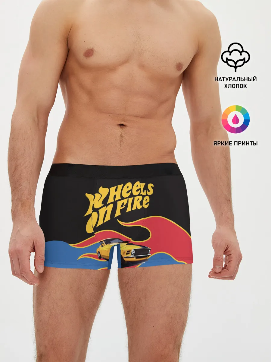 Мужские трусы боксеры / Hot Wheels. Хот Вилс