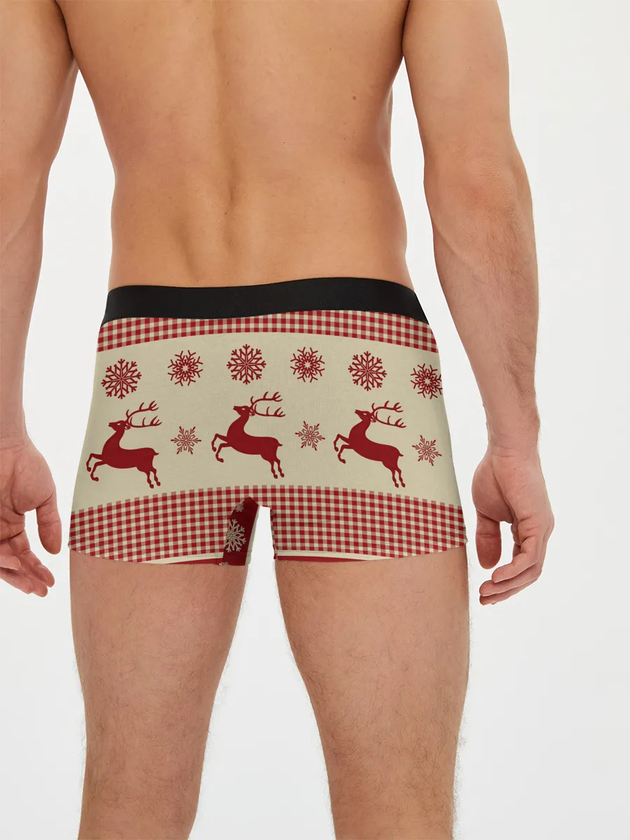 Мужские трусы боксеры / Олени