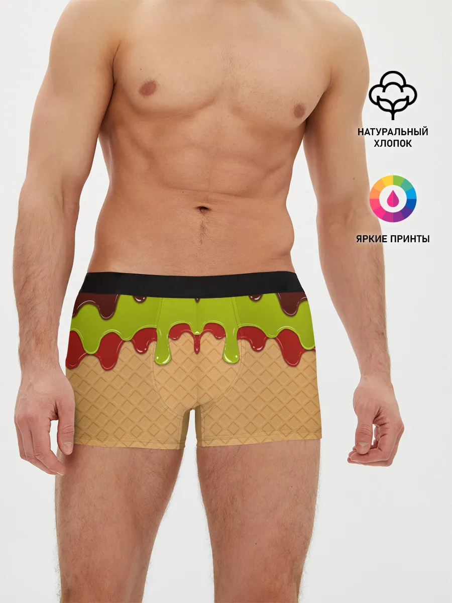 Мужские трусы боксеры / Мороженое | Ice Scream
