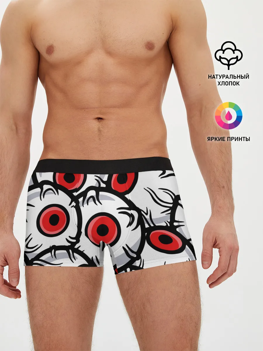Мужские трусы боксеры / ГЛАЗА ЗЛОДЕЯ | RED EYES