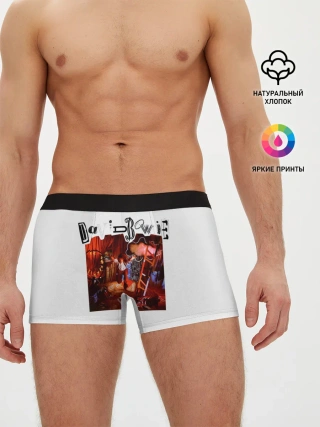 Мужские трусы боксеры / Never Let Me Down - David Bowie