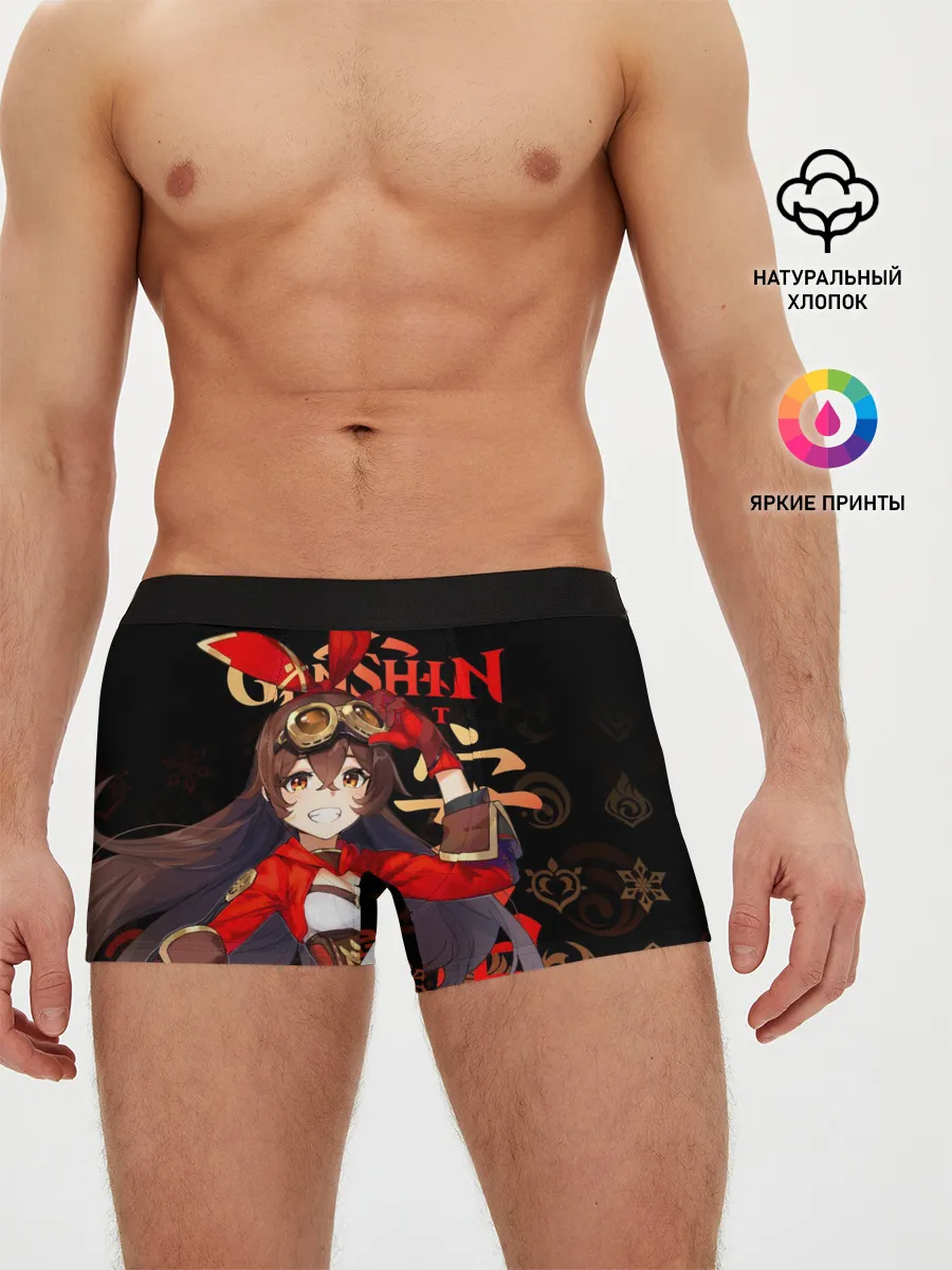 Мужские трусы боксеры / Эмбер / Genshin Impact