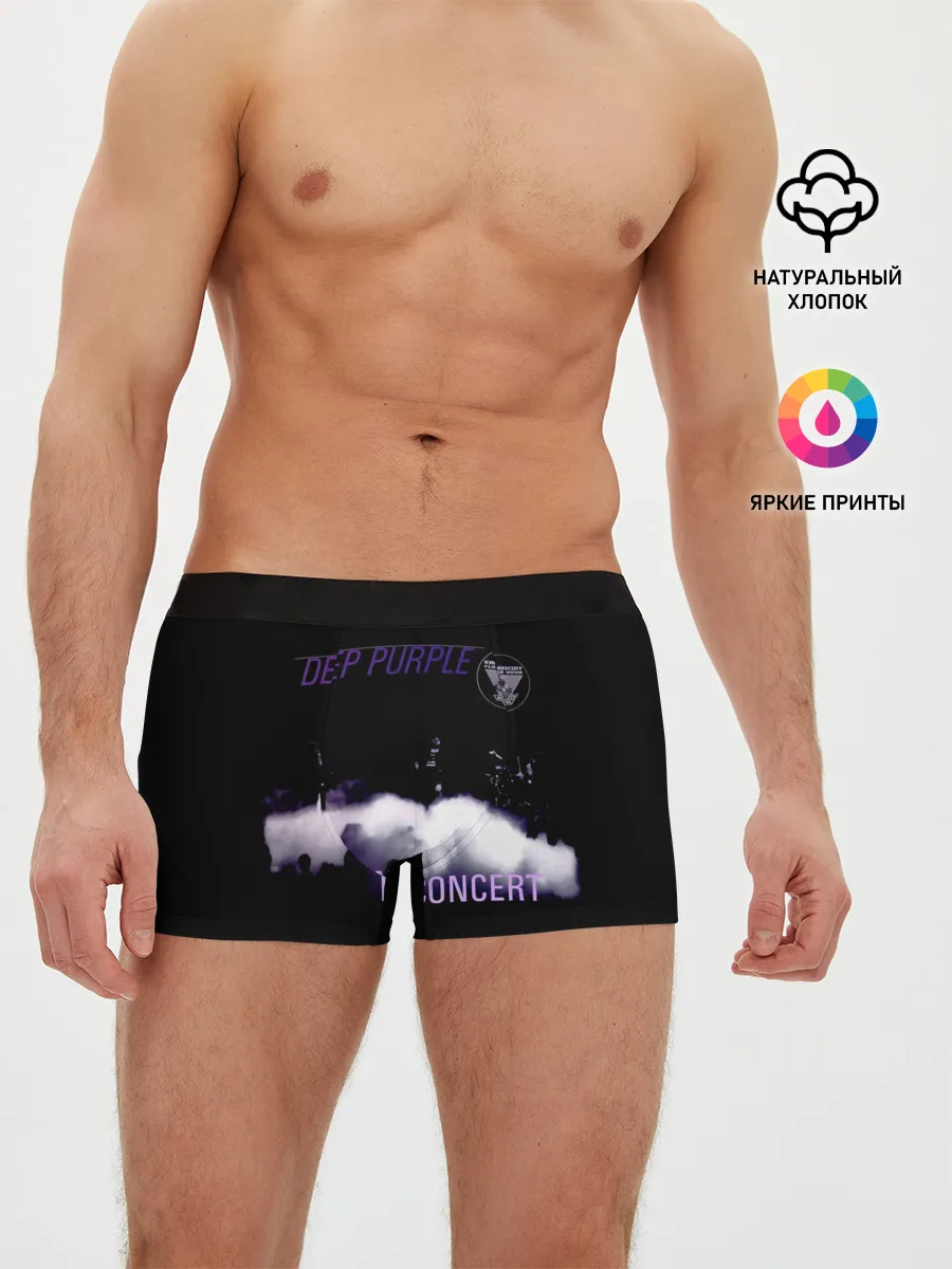 Мужские трусы боксеры / Live at Long Beach 1976 - Deep Purple