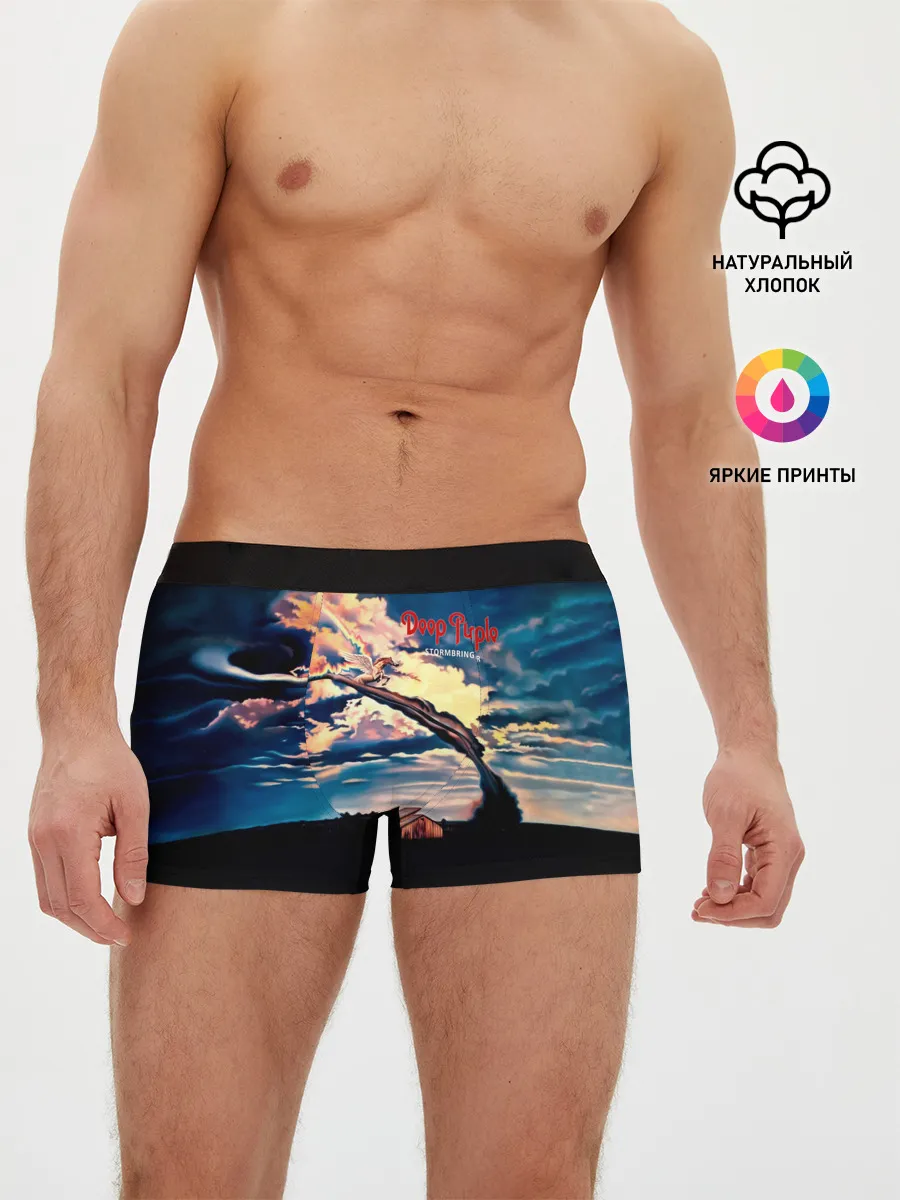 Мужские трусы боксеры / Deep Purple - Stormbringer