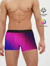 Мужские трусы боксеры / Фиолетово-малиновый градиент