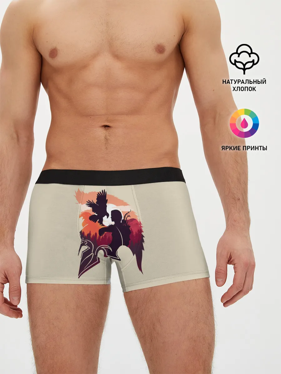 Мужские трусы боксеры / Кассандра с ястребом