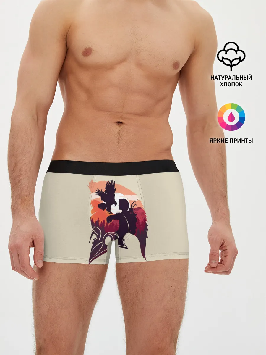 Мужские трусы боксеры / Кассандра с ястребом