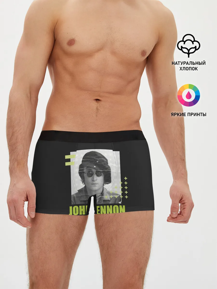 Мужские трусы боксеры / Стильный Ленон