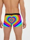 Мужские трусы боксеры / Цветные сердца | Colored hearts