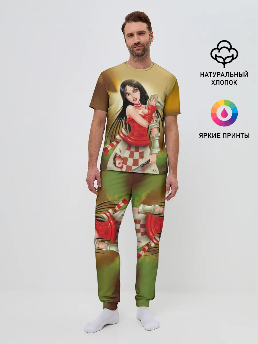 Мужская пижама с брюками / Алиса: безумие возвращается