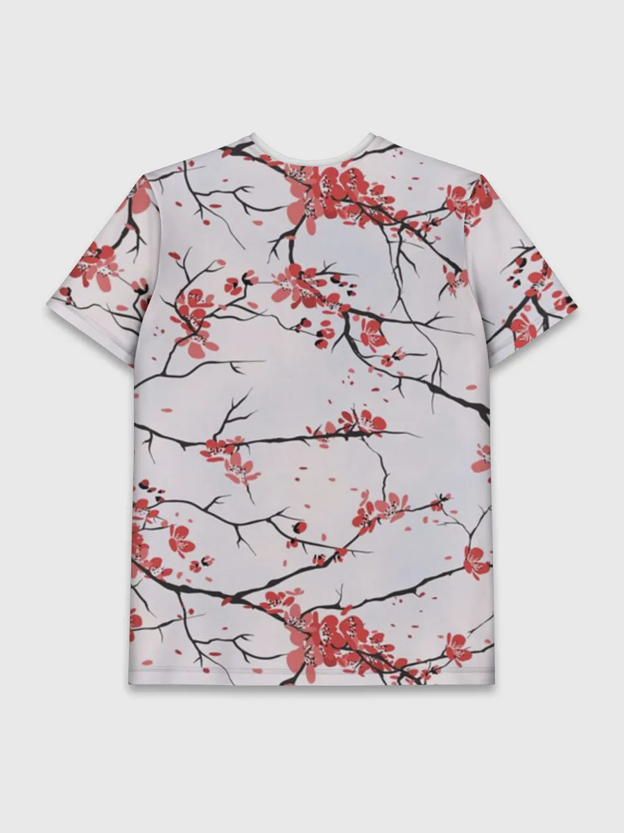 Мужская базовая футболка / Сакура