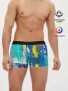 Мужские трусы боксеры / Краской по ткани