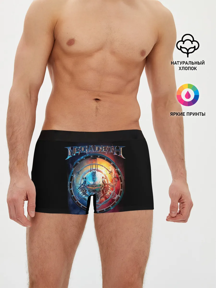 Мужские трусы боксеры / Megadeth, Super Collider