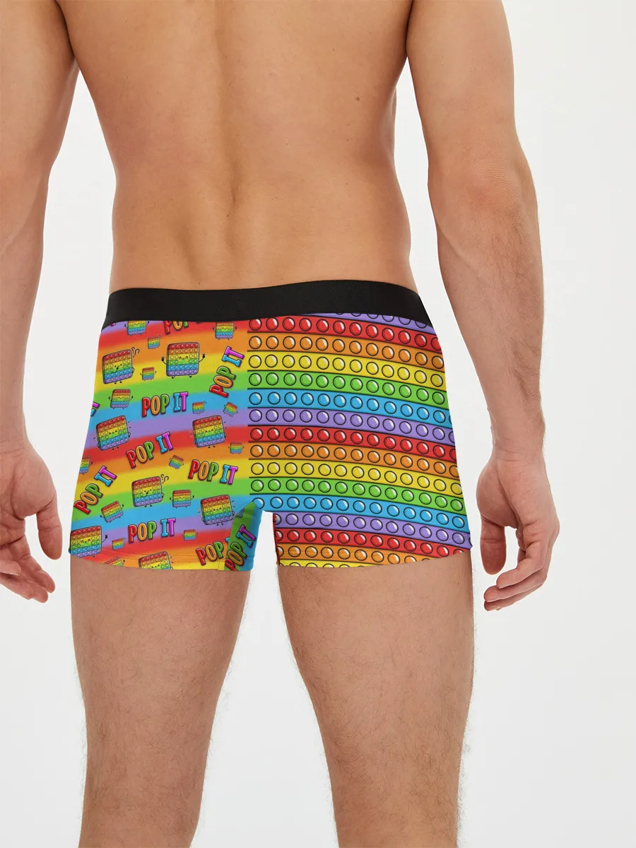 Мужские трусы боксеры / POP IT СМАЙЛЫ