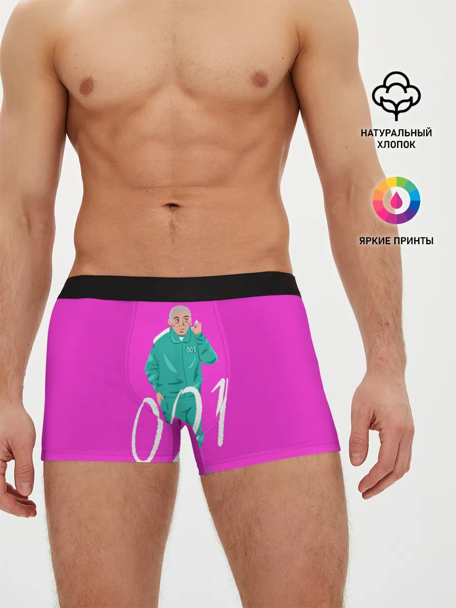 Мужские трусы боксеры / Player 001