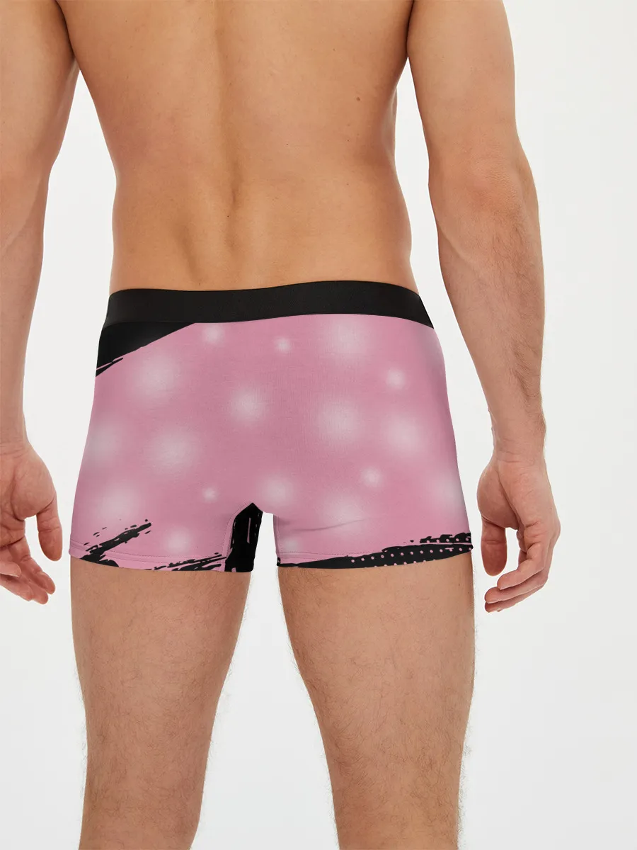 Мужские трусы боксеры / МИЛЫЙ КАЛЬМАР | ТРЕУГОЛЬНИК КВАДРАТ КРУГ