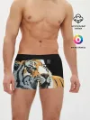 Мужские трусы боксеры / Тигр перед атакой