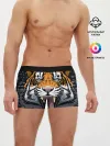 Мужские трусы боксеры / Амурский тигр в ночи