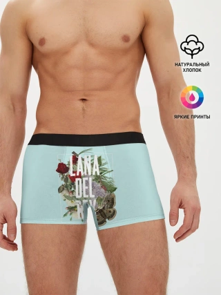 Мужские трусы боксеры / Цветочная Лана