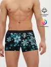 Мужские трусы боксеры / Космические снежинки