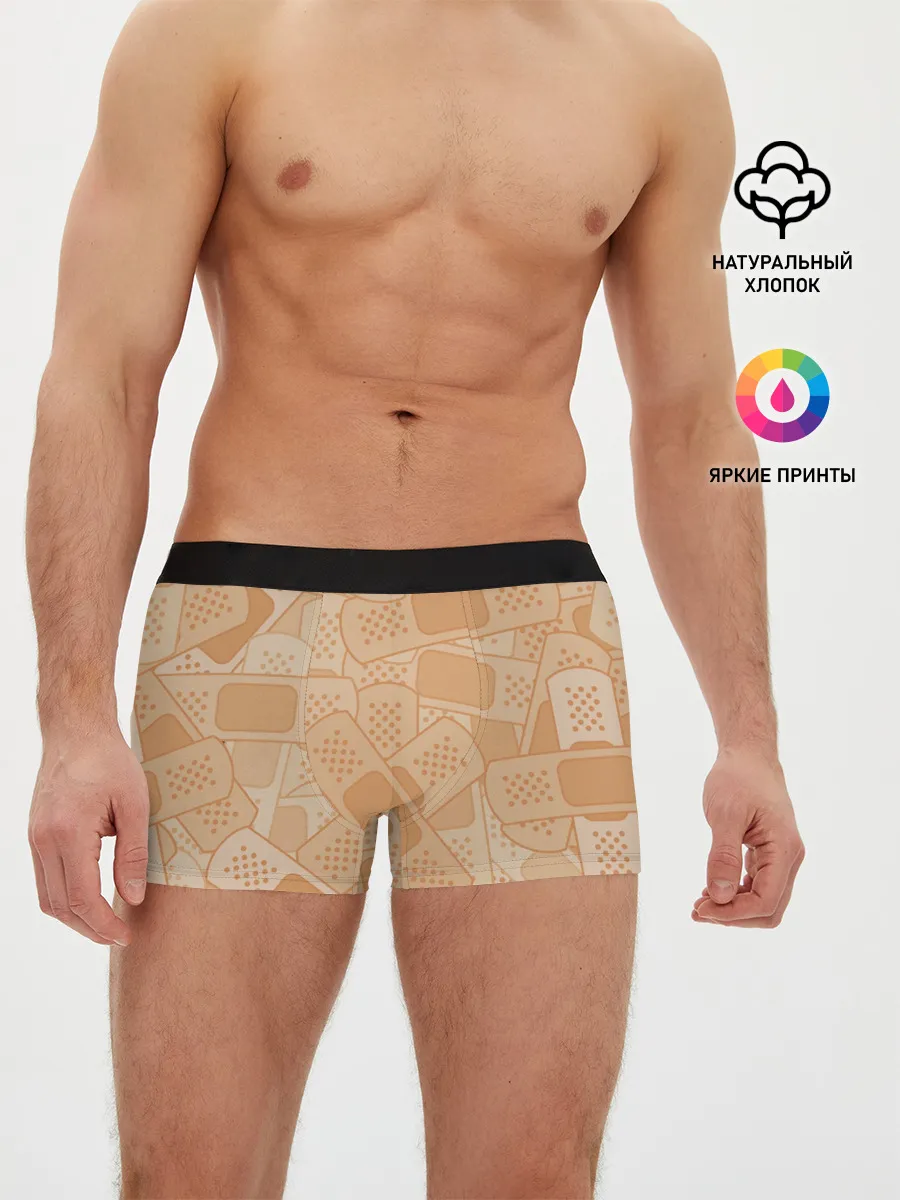 Мужские трусы боксеры / Просто пластыри
