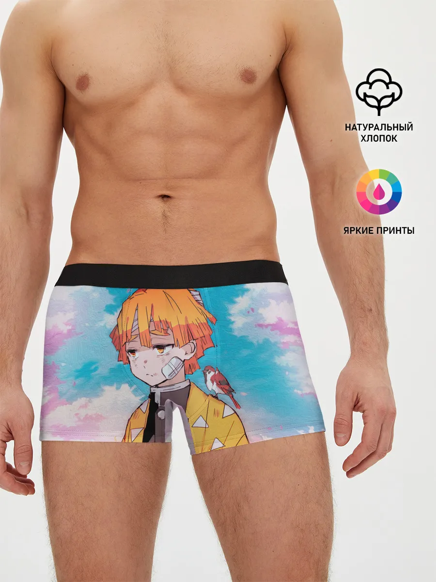 Мужские трусы боксеры / КЛИНОК РАССЕКАЮЩИЙ ДЕМОНОВ, ЗЕНИТЦУ