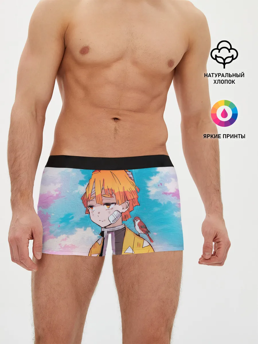 Мужские трусы боксеры / КЛИНОК РАССЕКАЮЩИЙ ДЕМОНОВ, ЗЕНИТЦУ