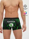 Мужские трусы боксеры / Skoda 3D плиты с подсветкой