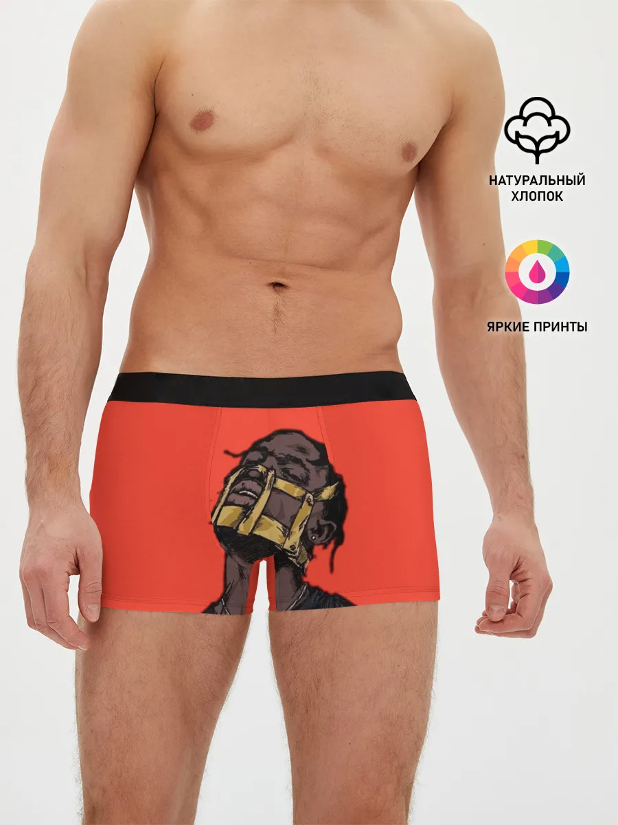 Мужские трусы боксеры / Арт с Тревисом