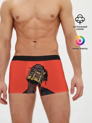 Мужские трусы боксеры / Арт с Тревисом