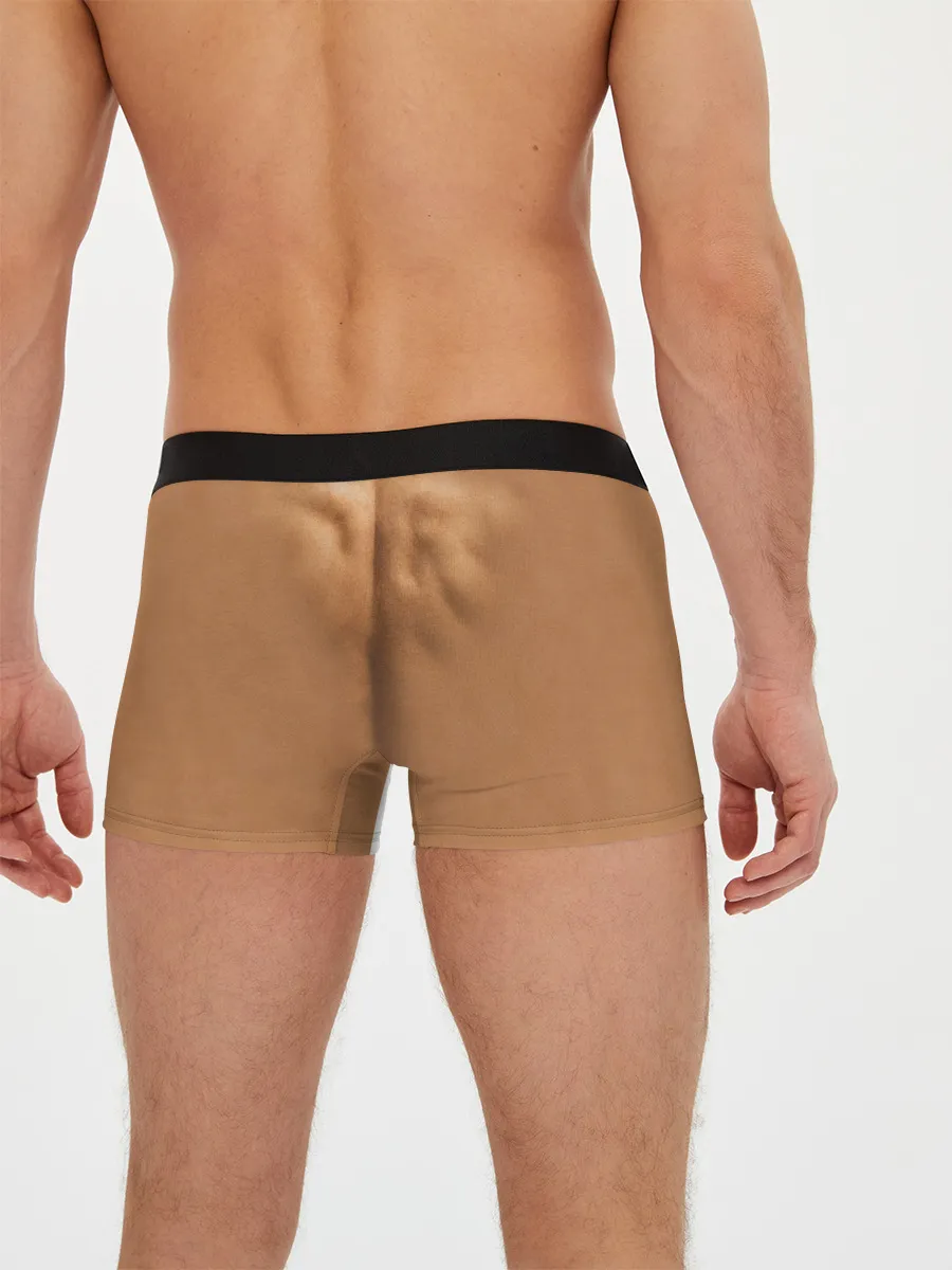 Мужские трусы боксеры / Открытая грудная клетка