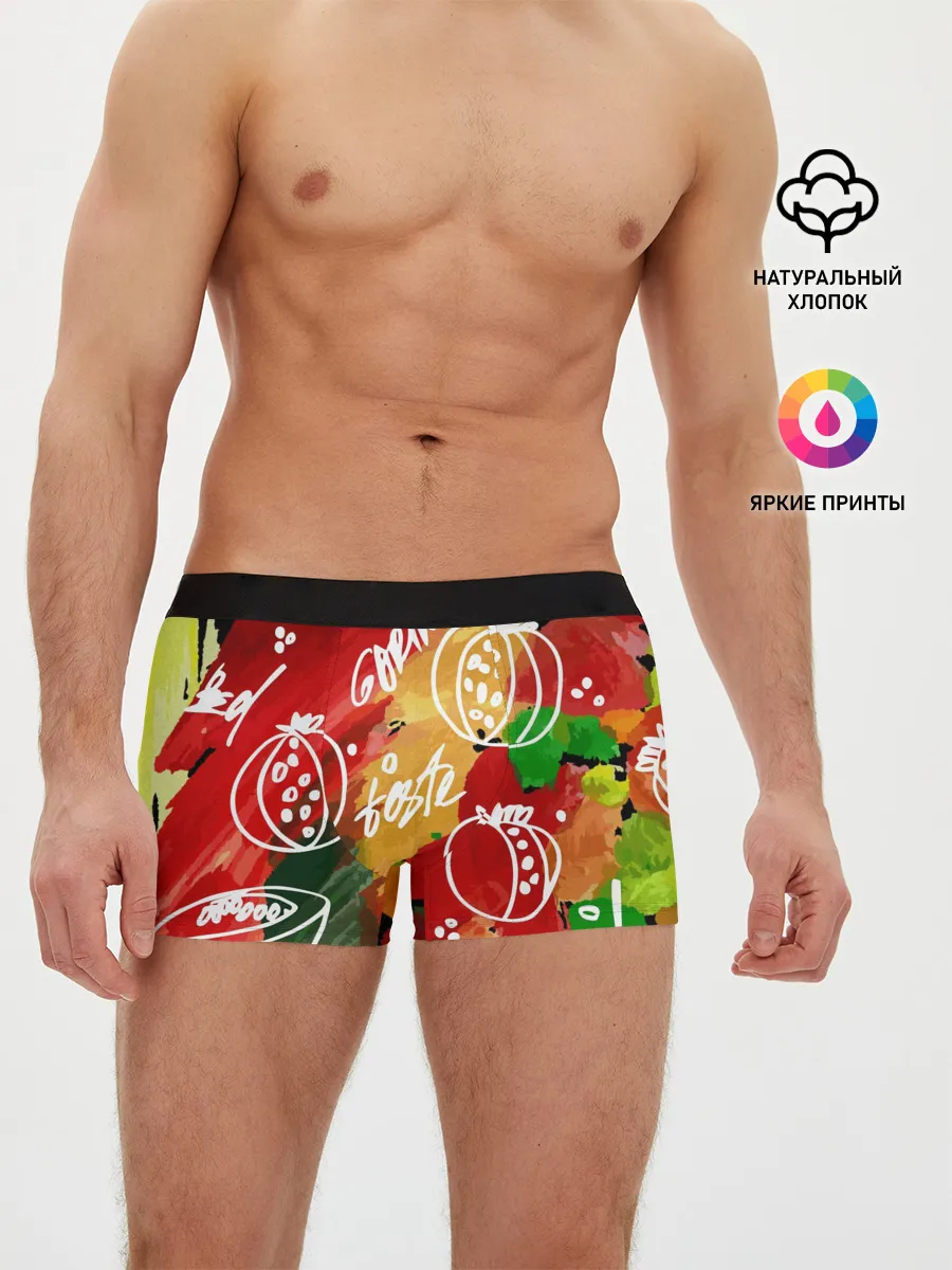 Мужские трусы боксеры / Вкус граната