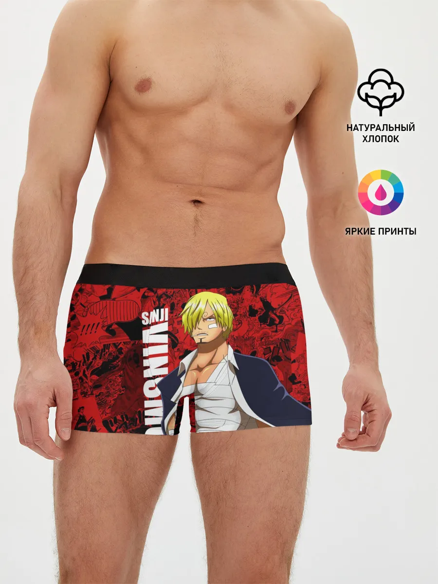 Мужские трусы боксеры / Санджи Винсмок, One Piece