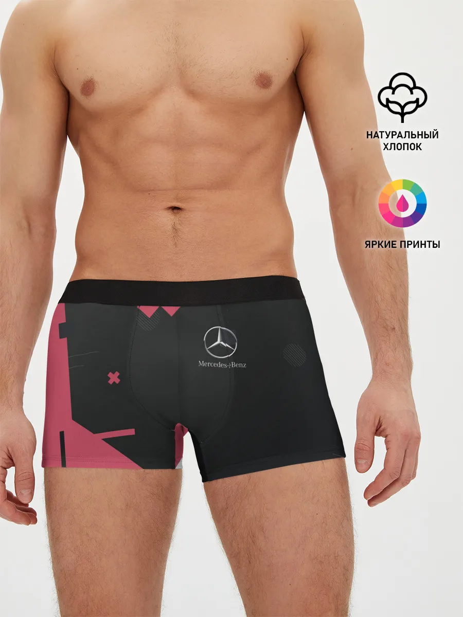 Мужские трусы боксеры / Мерседес / Mersedes