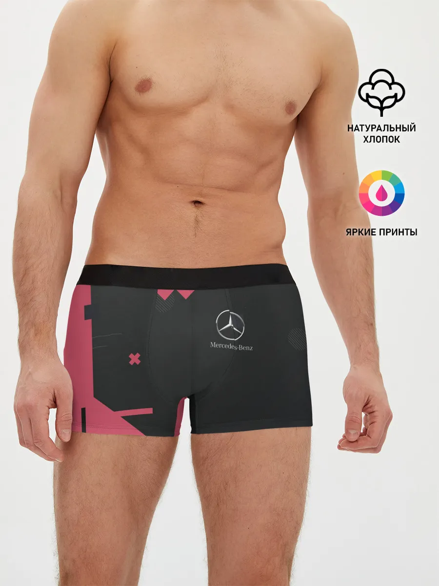 Мужские трусы боксеры / Мерседес / Mersedes