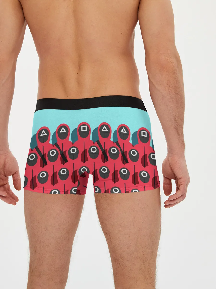 Мужские трусы боксеры / Охрана | Squid game