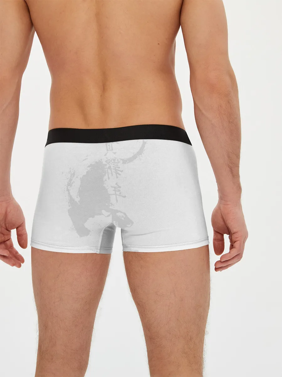 Мужские трусы боксеры / Китайский тигр