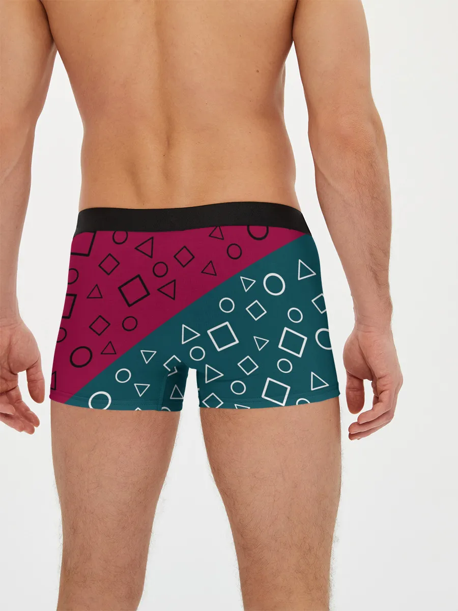 Мужские трусы боксеры / Игра в кальмара