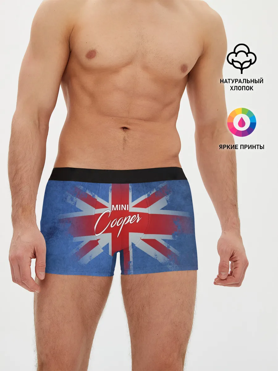 Мужские трусы боксеры / Mini cooper Великобритания