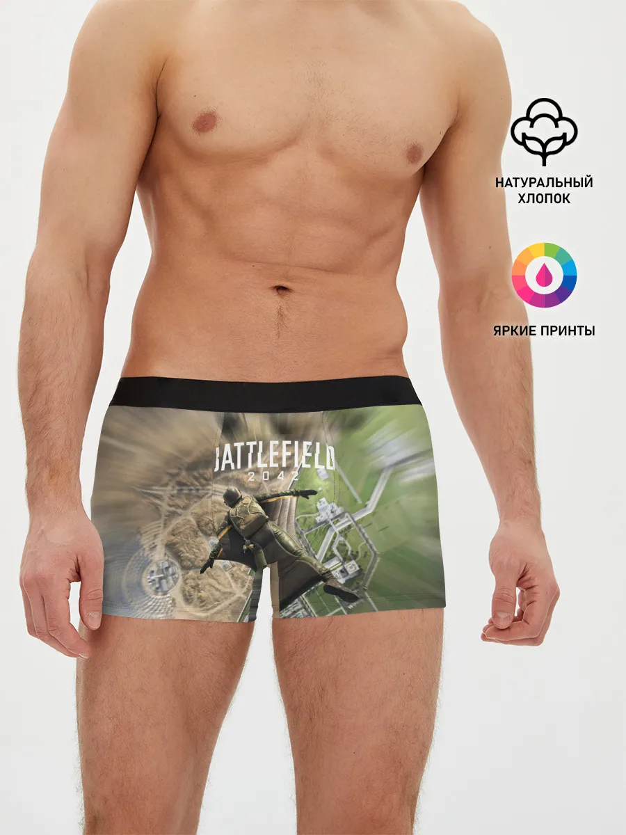 Мужские трусы боксеры / ВЫСАДКА | BATTLEFIELD 2042