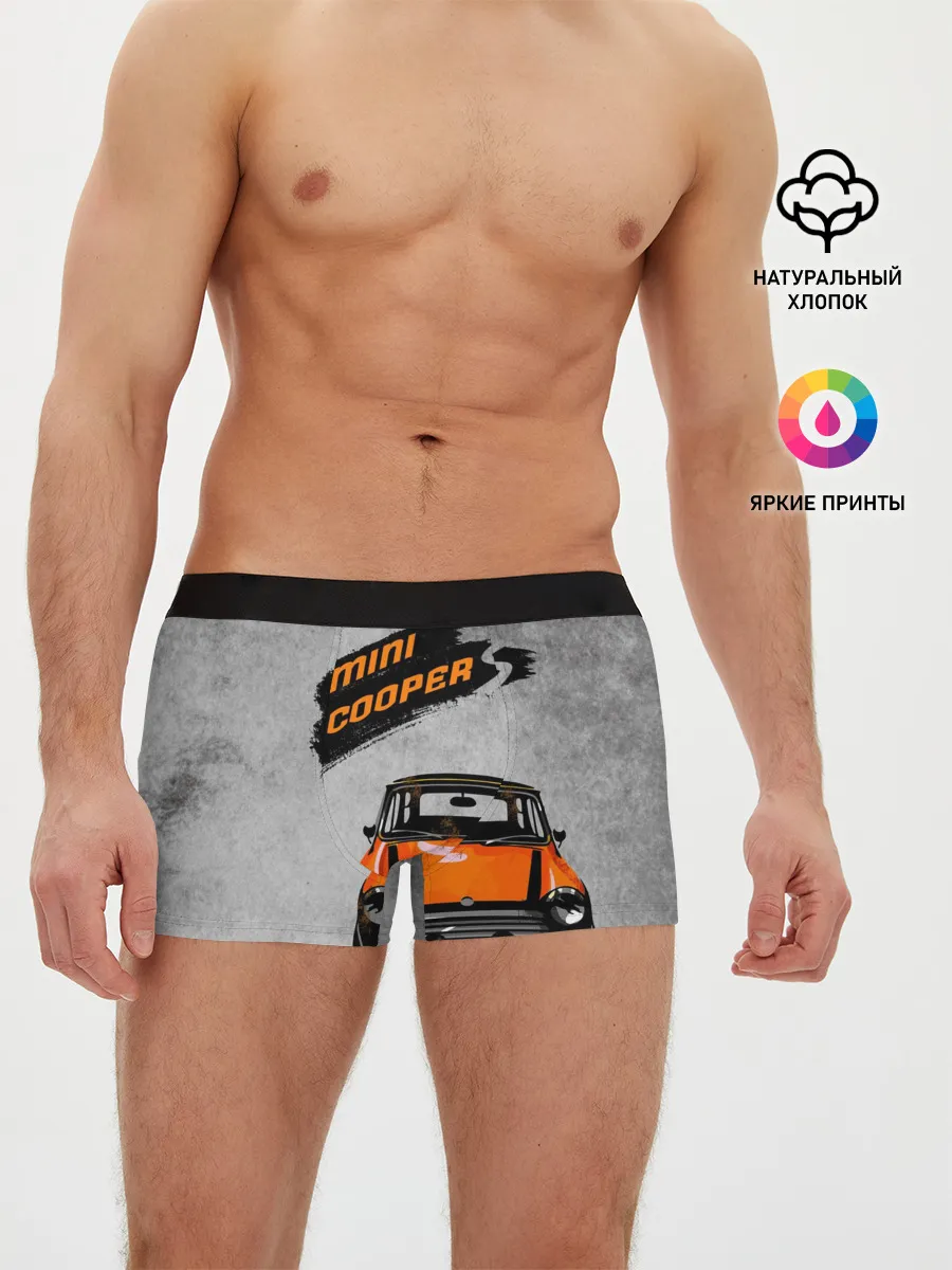 Мужские трусы боксеры / Maшина Mini