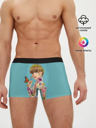 Мужские трусы боксеры / Тейлор в цветах