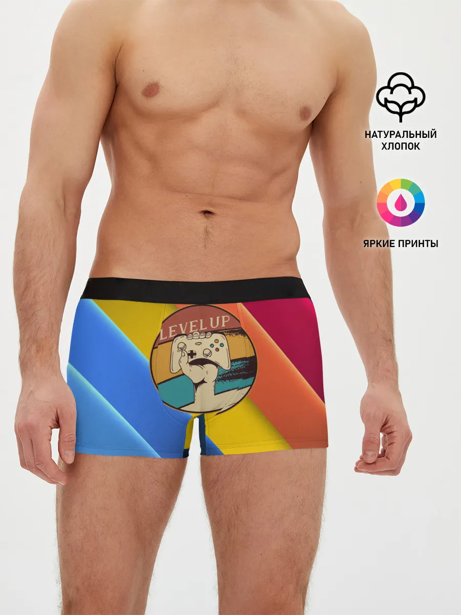 Мужские трусы боксеры / Джойстик | Level Up