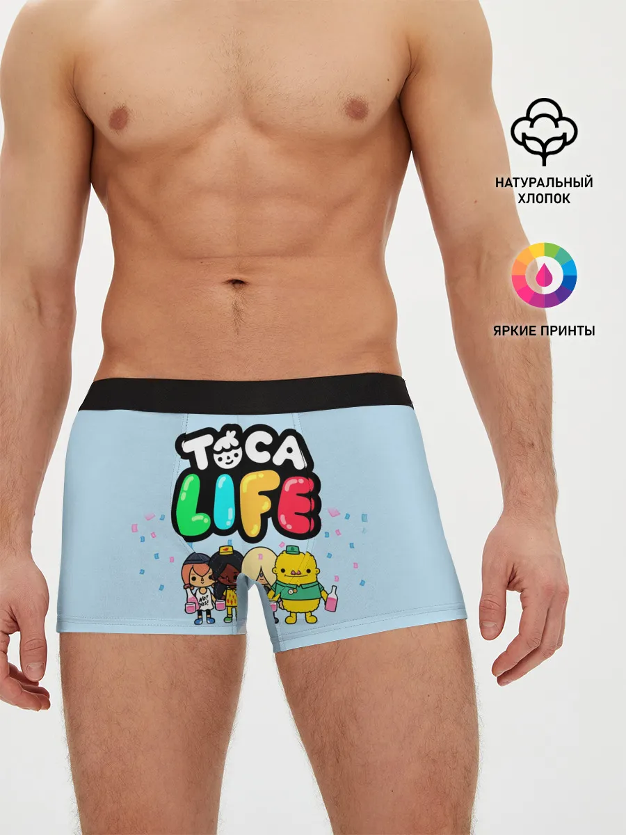Мужские трусы боксеры / Toca Boca | Тока бока праздник