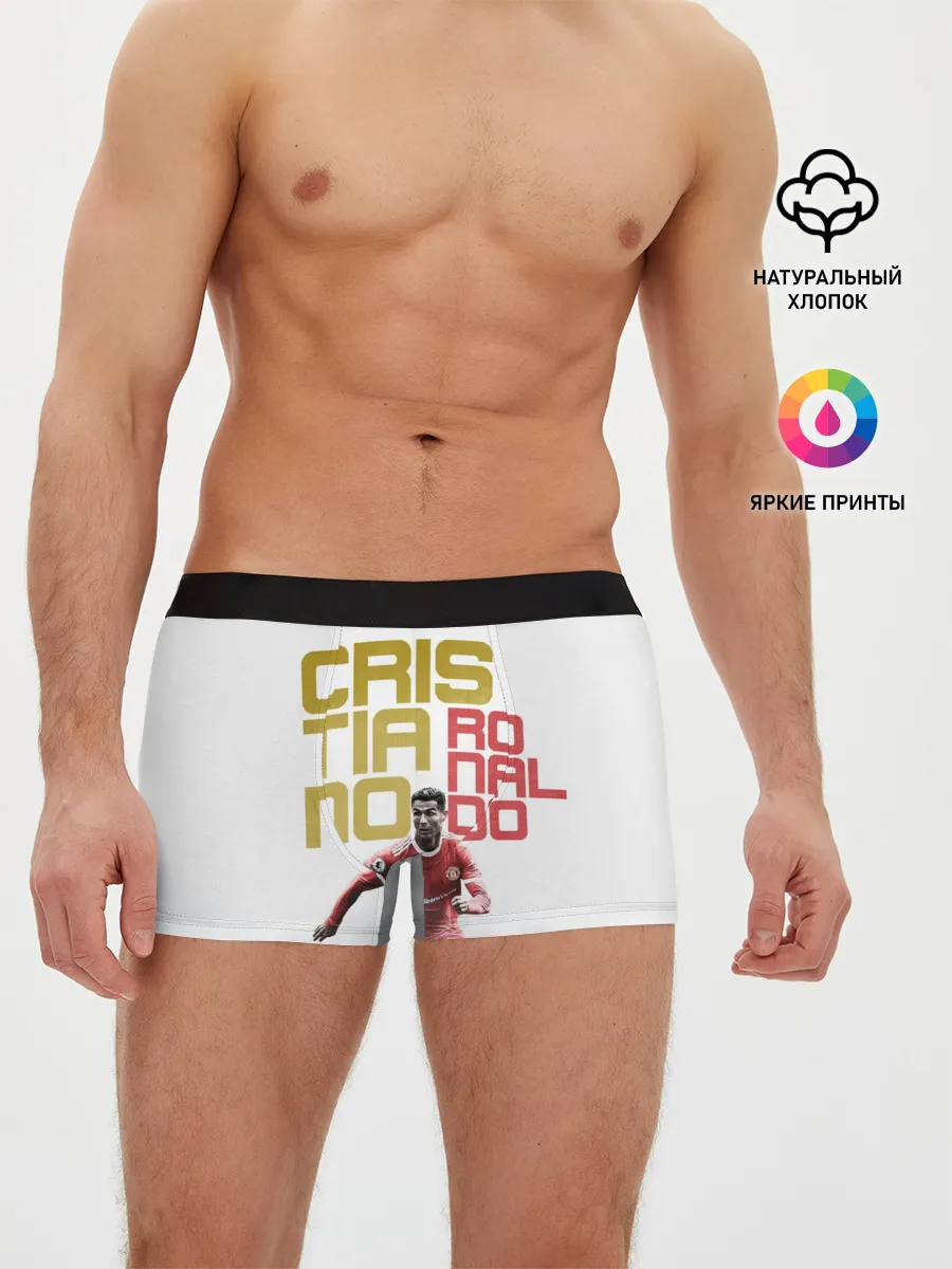 Мужские трусы боксеры / Криштиану Роналду, Манчестер