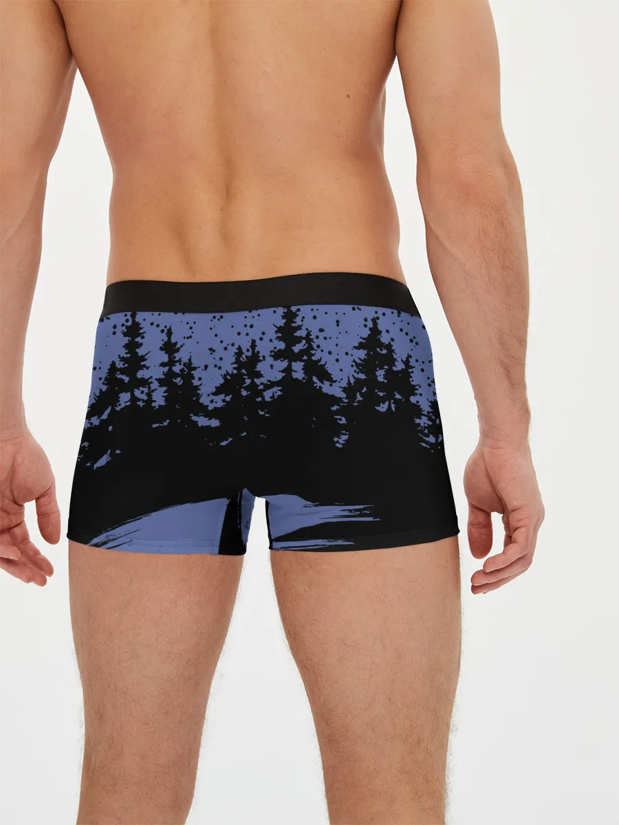 Мужские трусы боксеры / Снеговик на Хэллоуин