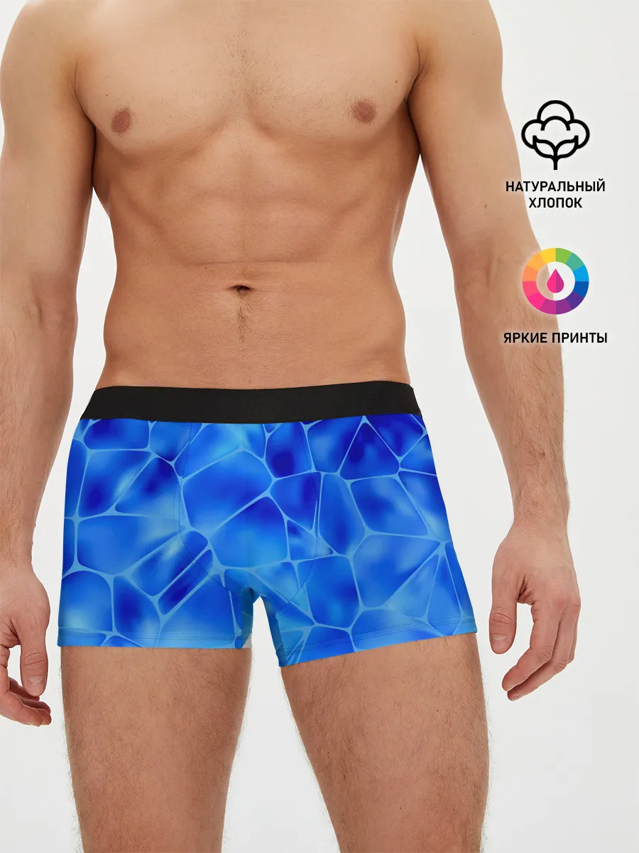 Мужские трусы боксеры / Ice Under Water