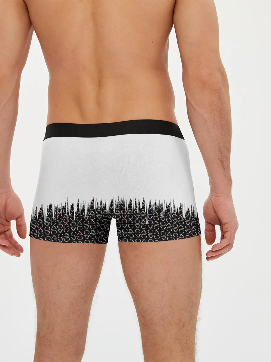 Мужские трусы боксеры / Игра в кальмара фигуры,